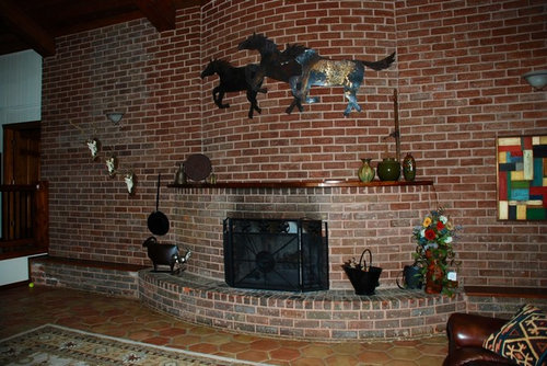 Adding Stone To Fireplace Wall