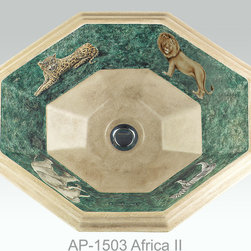 Hand Painted Drop-in Sinks by Atlantis Porcelain Art - Products