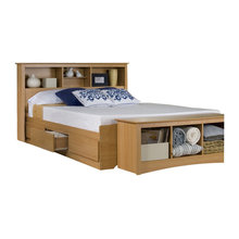 Prepac maple bedroom set