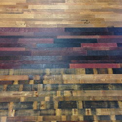 Reclaimed wine barrel flooring - Hardwood Flooring