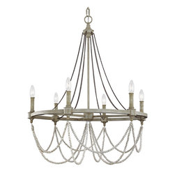 Beverly Six Light Chandelier - Chandeliers