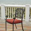 Tanglevale Outdoor Chair w/ Cushion in Burnt Orange (Set of 4) P557-601A