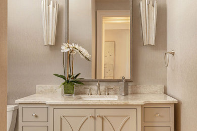 Country powder room photo in Other