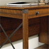 Bowery Hill Rustic Manufactured Engineered Wood Desk in Washington Cherry