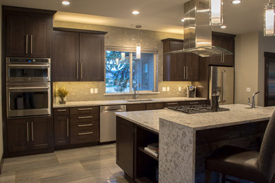 Kitchen - transitional kitchen idea in Seattle