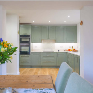 Green Shaker Kitchen in Mickleover