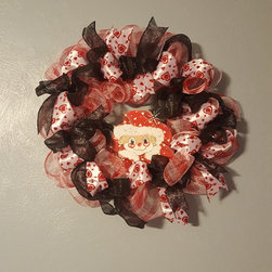Valentines Deco Mesh Wreath - Wreaths And Garlands