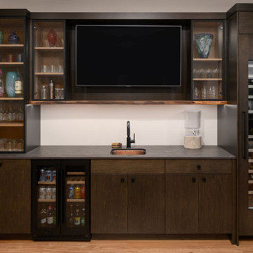 Warm Modern Gathering Kitchen