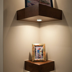 Modern Mountain Open Concept - Display And Wall Shelves 