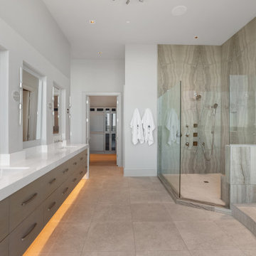 Bianco Vittoria Lapitec Sintered Stone Vanity Top