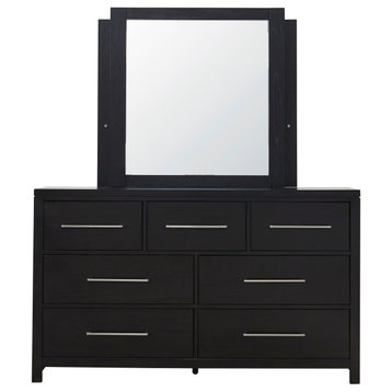 Foxfire Drawer dresser With Mirror