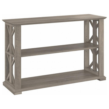 Bush Furniture Homestead Console Table with Shelves, Driftwood Gray