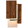 Vesper LED Wall Sconce, Oiled Walnut