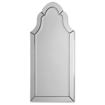 Hovan Frameless Arched Mirror By Designer Grace Feyock