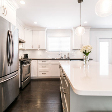 Classic White Kitchen & Cool Grey Ensuite