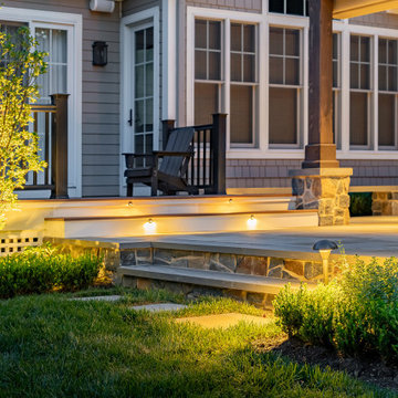 Haddonfield NJ Residence # 8 - Elegant Pergola and Fireplace