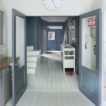 Hall in Down Pipe & Slipper Satin