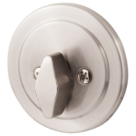 Single-Sided Deadbolt, Satin Nickel