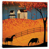 Shadows Of Autumn by Debbie Criswell Canvas Print, 12"x12"x1.5"