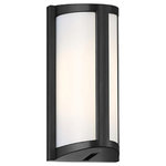 Access Lighting - Access Lighting Margate Outdoor LED Wall Mount 20110LEDDMG-BL/ACR, Black - This Outdoor LED Wall Mount from Access Lighting has a finish of Black and fits in well with any Contemporary style decor.
