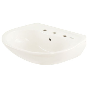TOTO LT241.8G Supreme 22-7/8" Wall Mounted Bathroom Sink - Cotton