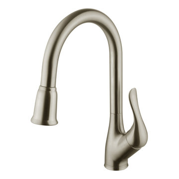 A-710-BN SINGLE HANDLE BRUSHED NICKEL KITCHEN FAUCET