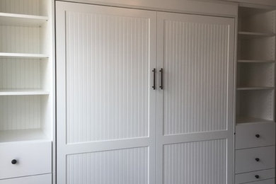White painted wallbed