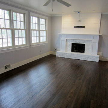 EAST HAMPTON: NEW INSTALL & FLOOR RESTORATION - JACOBEAN STAIN/TRAFFIC HD POLY