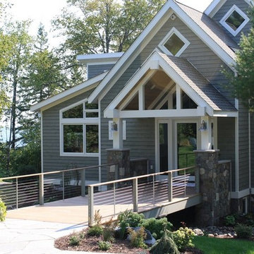 Knife River lake home