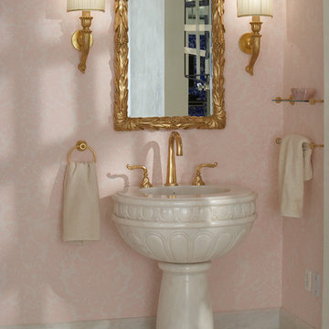 Traditional Bathroom with Ribbon & Reed Collection