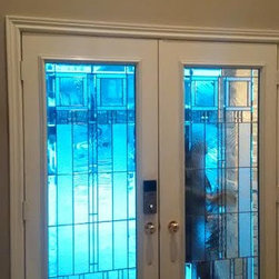 Decorative Glass Door Insert - Front Doors