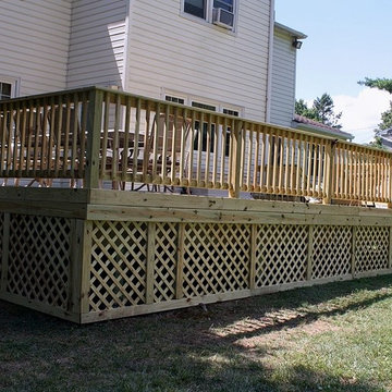 Pressure Treated Lumber Deck