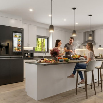 Coquitlam Contemporary House Kitchen
