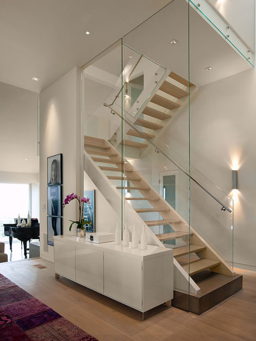 Glass Panel Staircase | Houzz