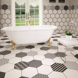 Grazia Base Hexagon Tiles - Direct Tiles Warehouse - 床＆壁タイル