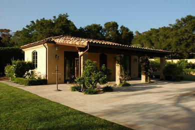 Home design - mediterranean home design idea in Santa Barbara