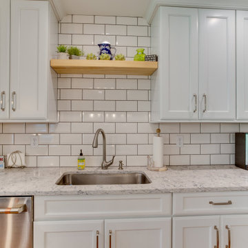 Transitional Two-Finish Kitchen Design Annapolis, MD