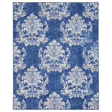 Nourison Whimsicle 7' x 10' Navy Ivory Farmhouse Indoor Area Rug