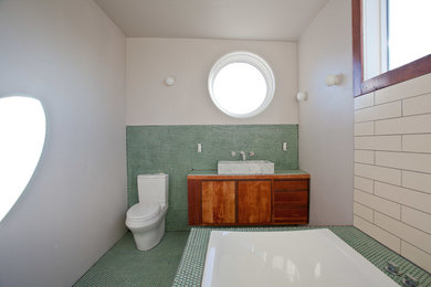 Inspiration for a contemporary bathroom remodel in Portland