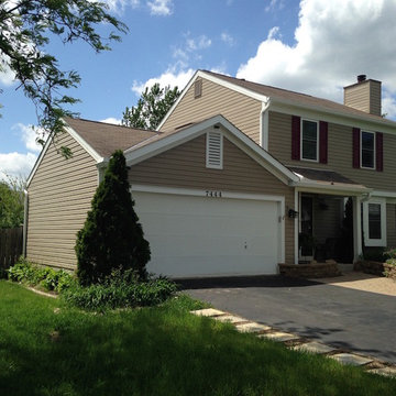 Alside Odyssey Plus Siding (5" Dbl Dutch, Tuscan Clay) w/ Matching Gable Vents