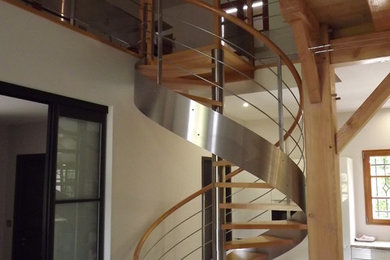 Idées déco pour un escalier contemporain.