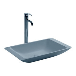 ADM Bathroom Design - ADM Rectangular Countertop Sink, White, 23", Matte White - Bathroom Sinks