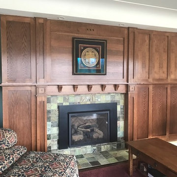 Shelby Township - Fireplace Surround - Woodworking