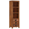 vidaXL Cabinet Dresser Accent Storage Cabinet with 3 Drawers Solid Wood Mango