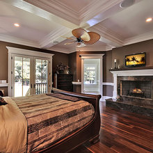 Bedroom wood flooring