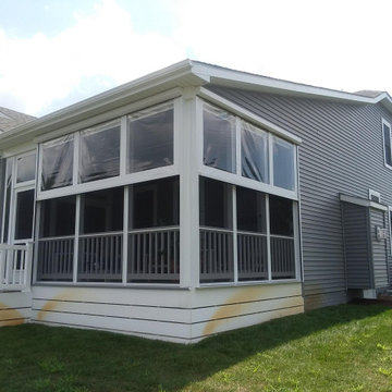 Motorized Clear Vinyl Zip Tex Retractable Screen- Warrington Home