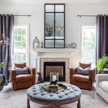 Transitional Living Room
