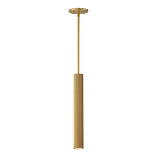 Reeds LED Pendant, Gold - Modern - Pendant Lighting - by LAMPS EXPO | Houzz