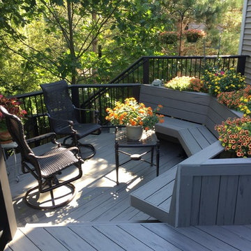 Multi Level Low Maintenance Deck in Mundelein, IL