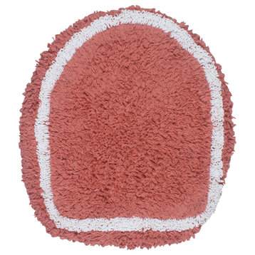 Home Weavers Allure Collection 100% Cotton Soft 18"x18" Lid Cover, Coral